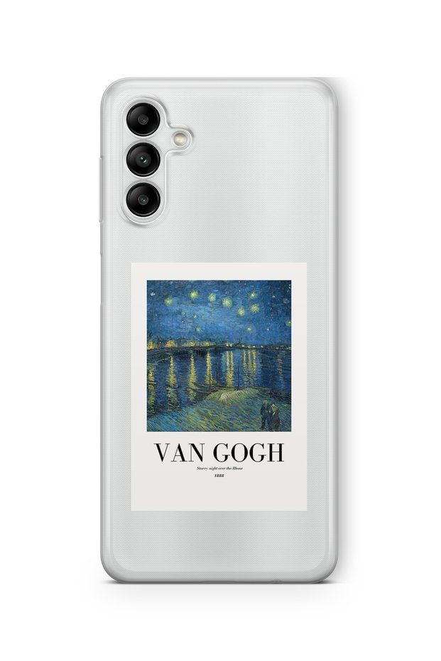 Samsung Galaxy S23 Fe Compatible Van Gogh Design Printed Transparent Case