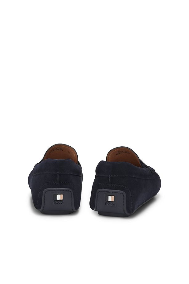 Penny süslemeli süet Portekiz yapımı mokasen loafer ayakkabılar - 3