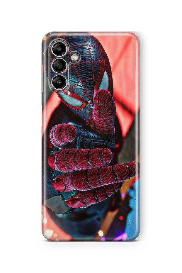 Spiderman Design Printed Transparent Case Compatible with Samsung Galaxy A16