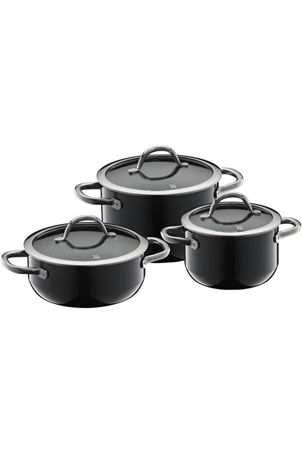 Fusiontec Tencere Seti 3 Parça Siyah - 1