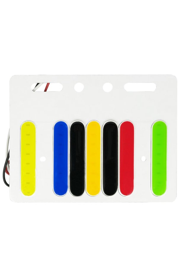 Multicolor LED Light Indicator Strip for Trailers, Trucks, Buses, and Vehicles