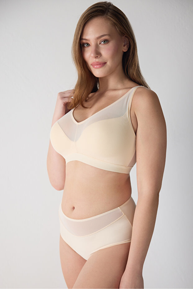 Magıc Form 4636 Desteksiz Sütyen Ten - 1