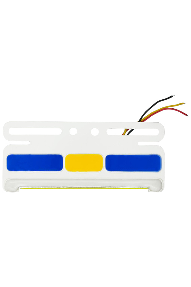 شريط إضاءة LED أزرق وأصفر للشاحنات والمقطورات والحافلات