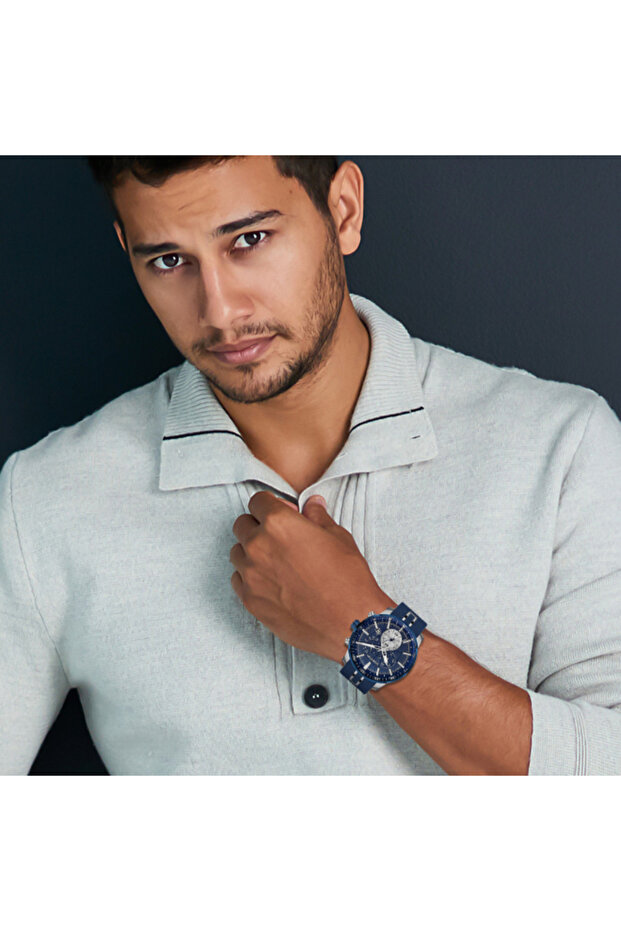 Quantum Men's Chronograph Dark Blue Dial Watch - PWG560.399 - 7