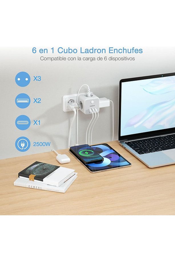 Duvar Tipi 3'lü 2 USB A+1 USB C Açma Kapama Özellikli - 6