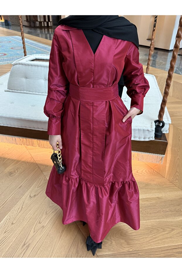 Tafta Elbise 32-2327 - 5