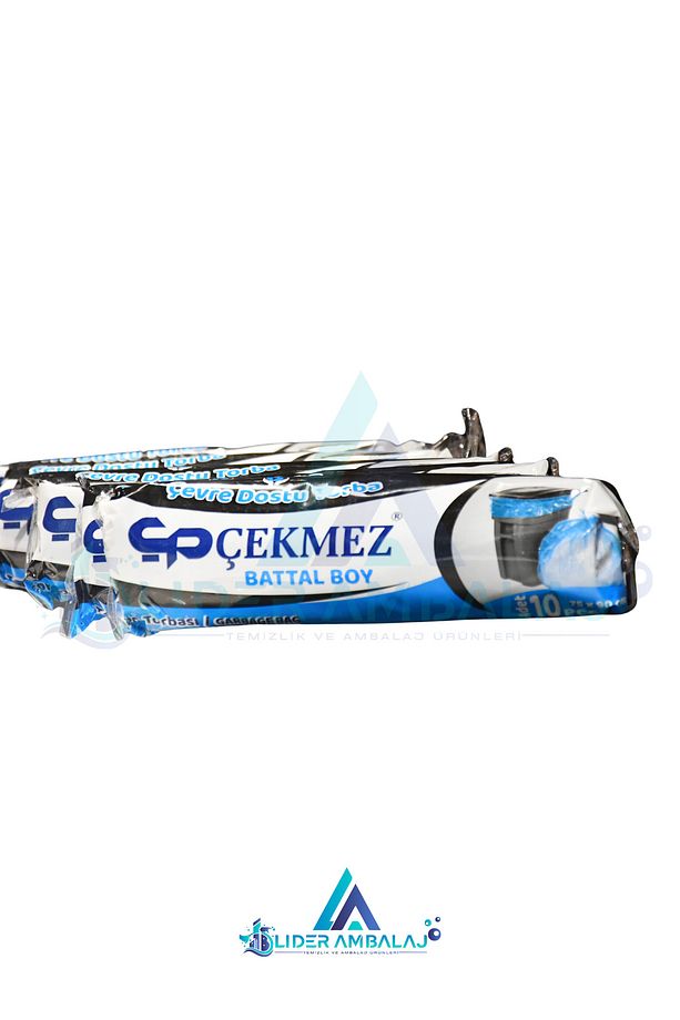 Çöp Torbası Battal Boy 10’lu 5 Rulo Kalın 75X90 Çöp Poşeti - 2