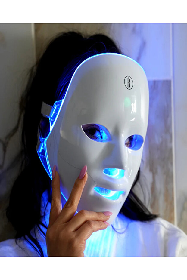 Kablosuz 7 Renk Led ışık terapi maskesi - 7