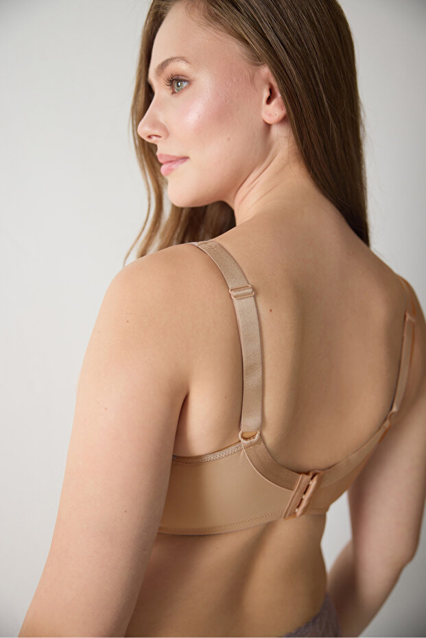 Basic Tül Detaylı Desteksiz Toparlayıcı Sütyen - 2