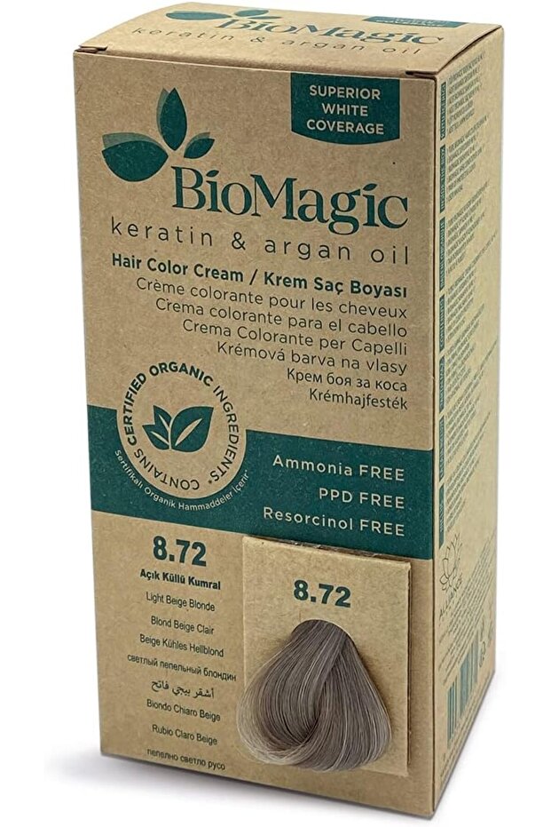 Biomagic Permanent Hair Dye - Light Beige Blonde