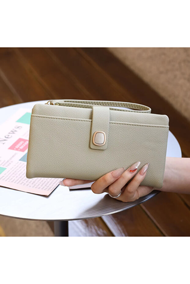 New Season Soft Leather Wallet with Quality Bracelet