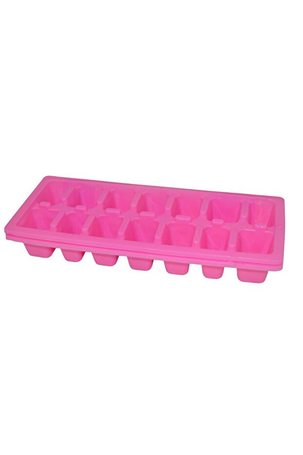 2-piece plastic rectangular ice cube tray - 1