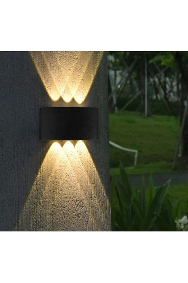 Ct-8011 Çift Yönlü Ledli Aplik Dekoratif Led Aplik Iç Dış Mekan Bahçe Teras Balkon Duvar Aplik - 3