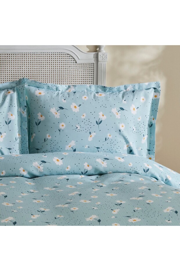 Daisy 100% Baumwolle Einzelbett Piké-Set, Mint - 3