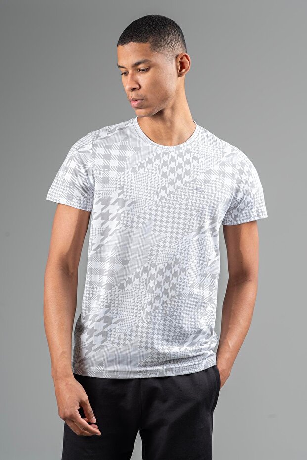 Regular Men's Crew Neck White T-Shirt
