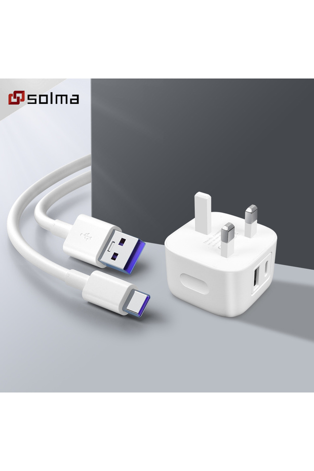 شاحن COMBO PD+USB للهواتف المحمولة، محول شحن حائط محمول