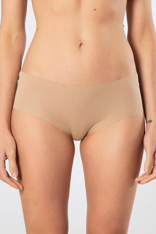 Women's Laser Cut Cotton Hipster Panties 910/Mink