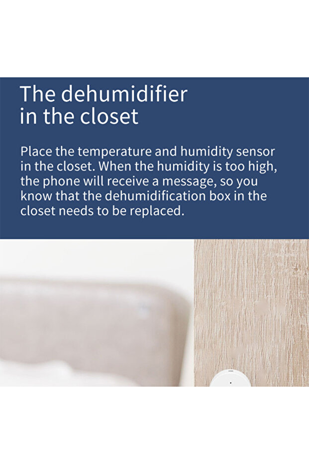 Tuya Smart Zigbee Temperature And Humidity Sensor Indoor Thermometer Monitor For Home Work With A... - 6