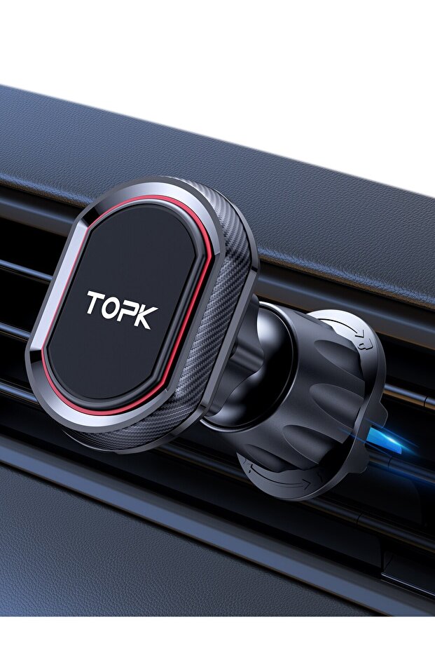 For Air Vent TOPK Car Phone Holder Magnetic Phone Car Mount for Car Air Vent Windshield and Dashboar