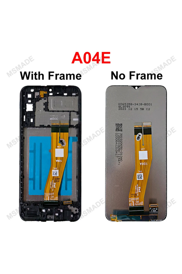 A04E With Frame For Galaxy A04 LCD SM-A045F Display Touch Screen Digitizer For A04S SM-A047F/DS A. - 4