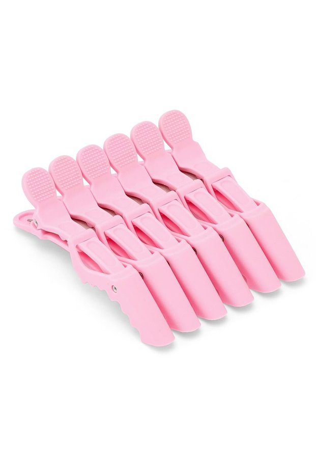Pink Pink Pro Barber Hair Clips Hairdressing Clamps Claw Hair Sectioning Clip For Salon Hairstyling