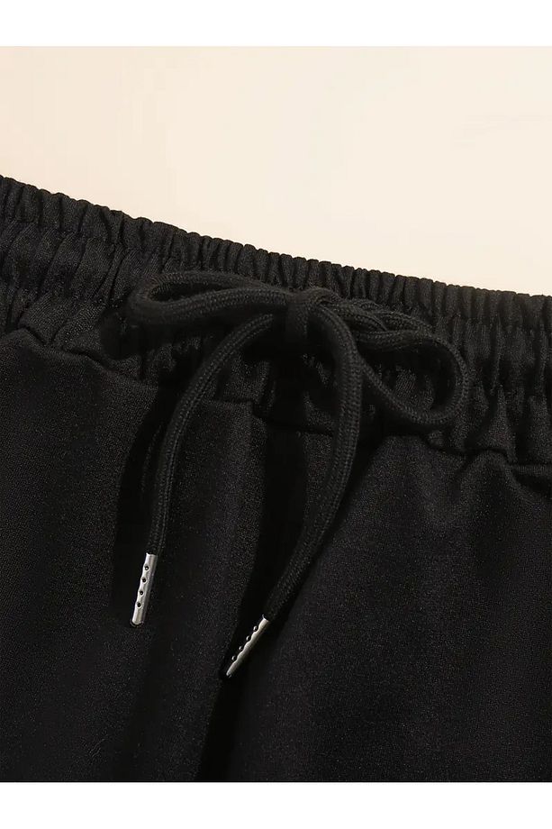 California West Coast Baskılı 2'li Şort Unisex Yazlık Rahat  Basic Şort - 3