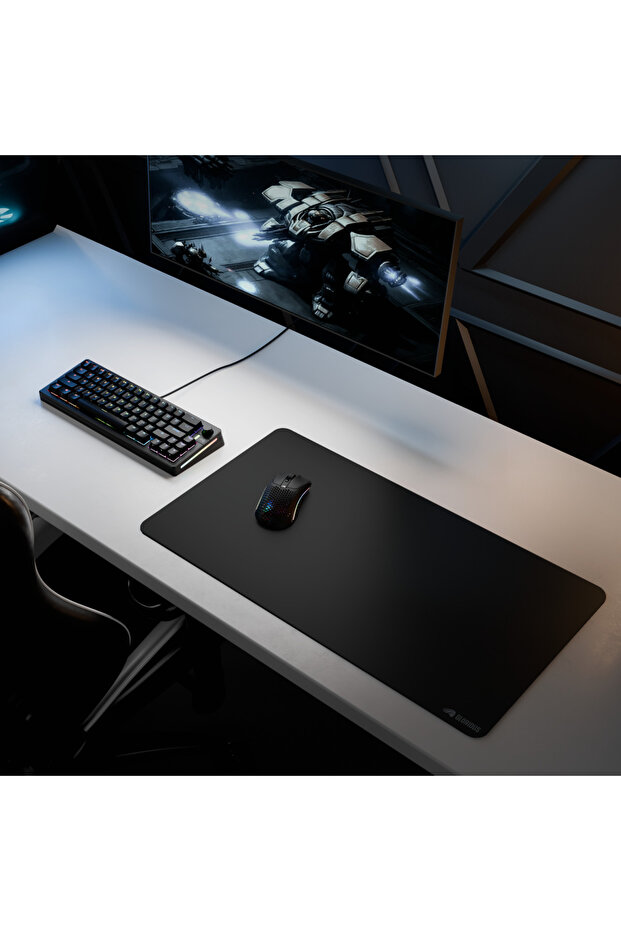 Mouse Pad 2, 610 x 355 mm, XL (Black) - 5