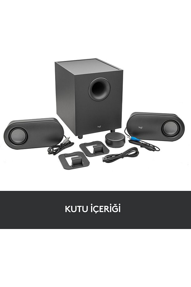 Z407 2 1 Bluetooth Multımedya Hoparlör Siyah (980-001348) - 7