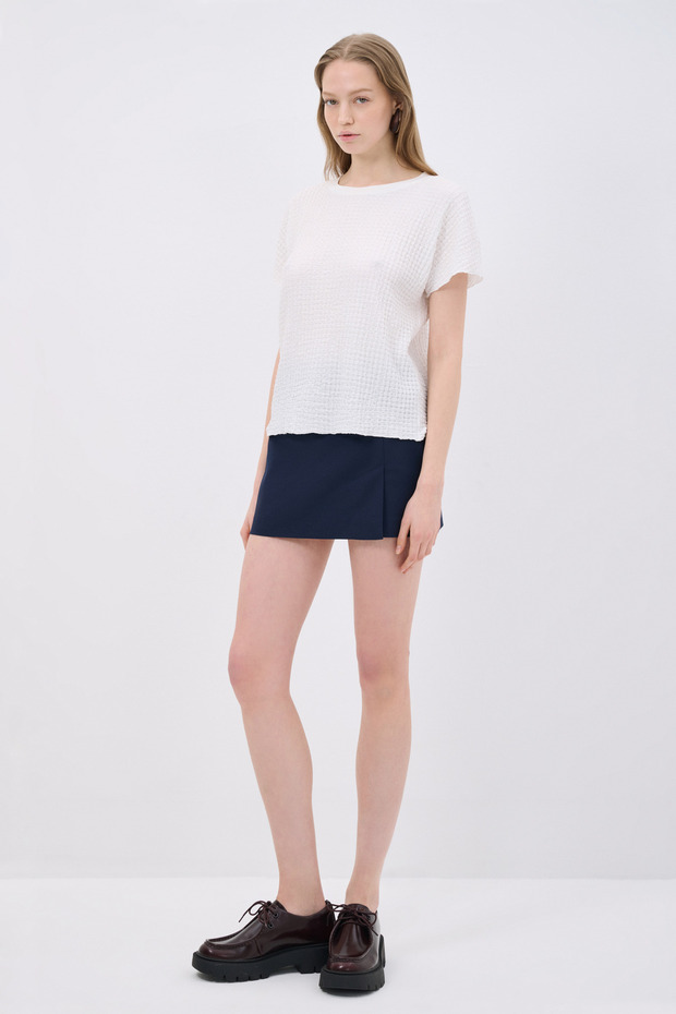 Kısa Kollu Bluz - 3