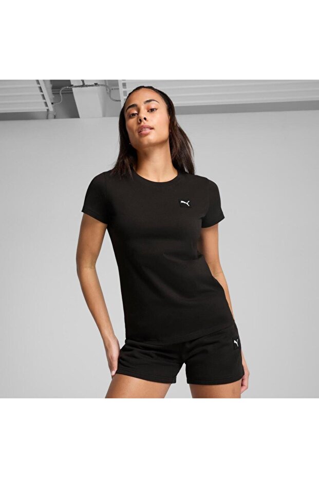 Ess Elevated Siyah Kadın T-Shirt 685016-01 - 8