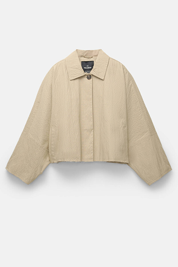 Kareli crop trençkot - 7