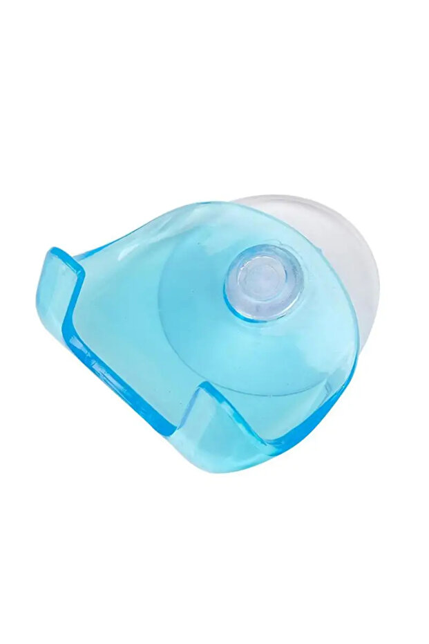 2pcs Blue 1/2pcs Plastic Shaver Hanging Rack Clear Storage Shelf Bathroom Product Razor Holder Sucti