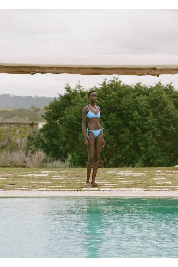 Çiçek işlemeli bikini altı - 2