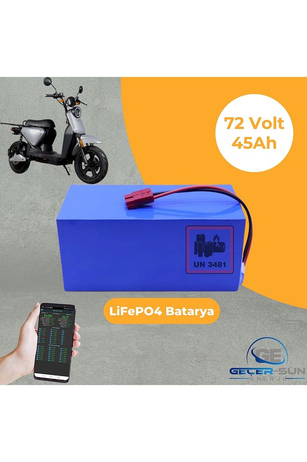 Volta VS5 MAX 72 Volt 45Ah LiFePO4 Smart Batarya - 1