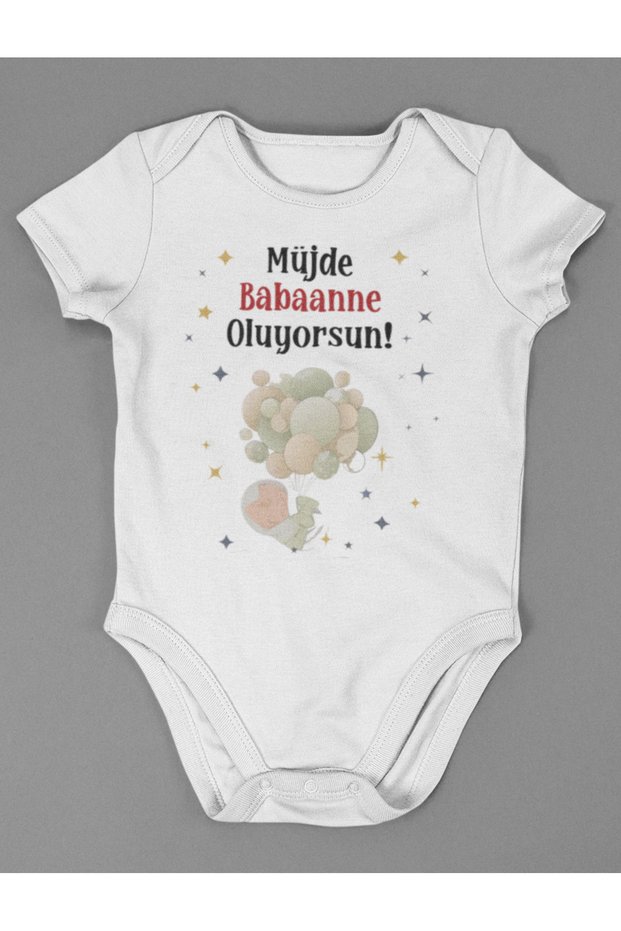 Good News, You Are Becoming a Grandmother! Written Cotton Soft Unisex Snap Body Suit