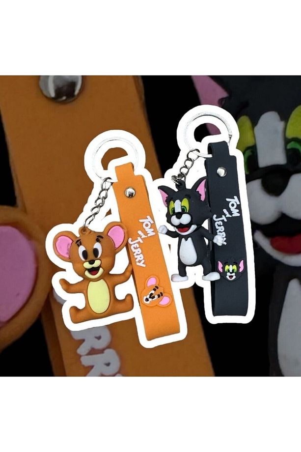Tom Ve Jerry 3D Çift Anahtarlık 2 Adet - 2