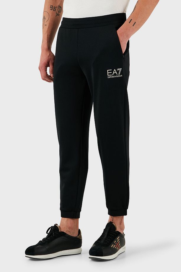 Logolu Modal Karışımlı Regular Fit Normal Bel Lastikli Paça Jogger Pantolon Erkek PANTOLON 7M000 - 4