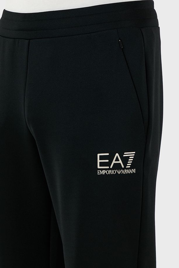 Logolu Modal Karışımlı Regular Fit Normal Bel Lastikli Paça Jogger Pantolon Erkek PANTOLON 7M000 - 5
