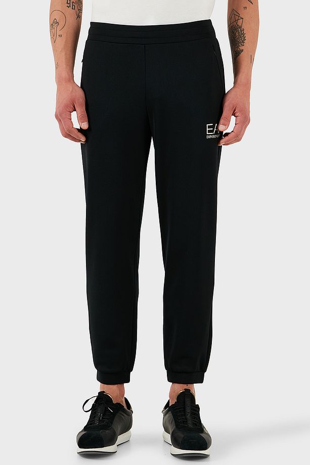 Logolu Modal Karışımlı Regular Fit Normal Bel Lastikli Paça Jogger Pantolon Erkek PANTOLON 7M000 - 1