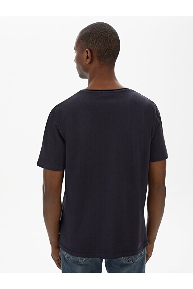 Regular Lacivert T-shırt - 3