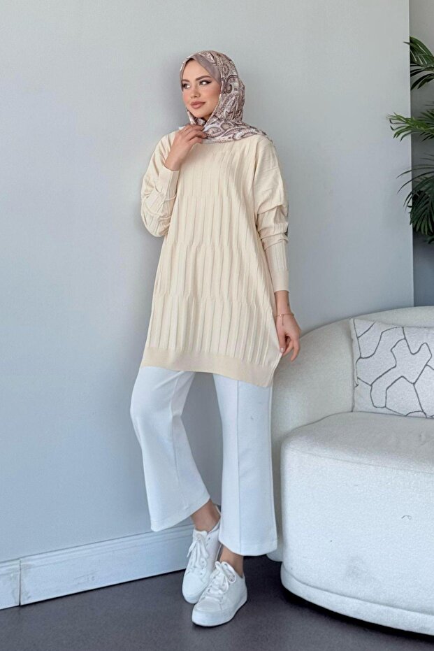 البقلاوة نمط سترة بيج - 2