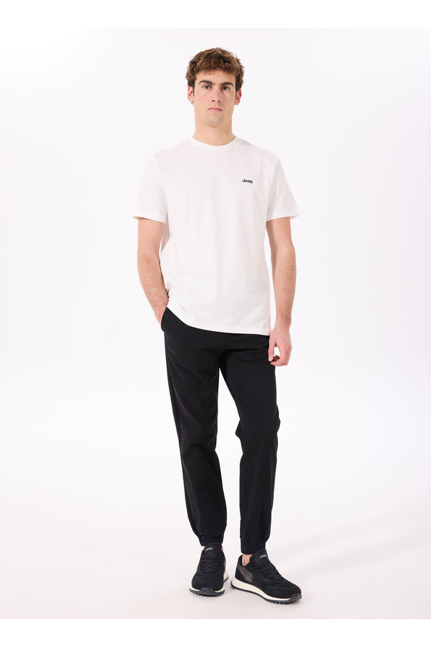 Siyah Erkek Jogger Düz Pantolon J4WM-PNT4999 - 1