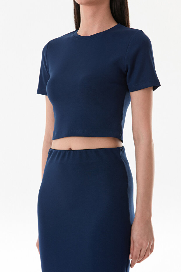 Basic Modal 2 Li Crop Etek Takım - 7