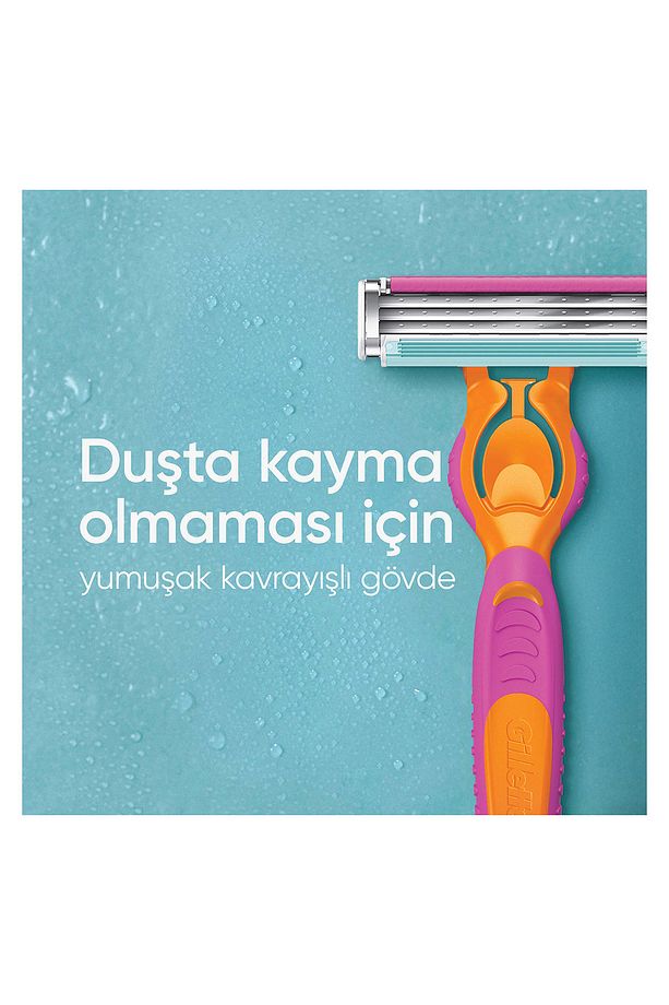 Gilette Simply Venüs 3 Miami Tıraş Mak. Gövd. + 4 Bıçak x2'li Set - 6