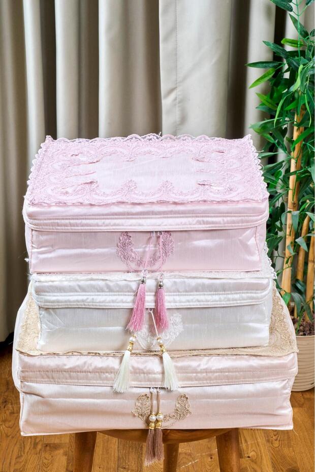 حزمة كيس من الدانتيل الكتاني - 5