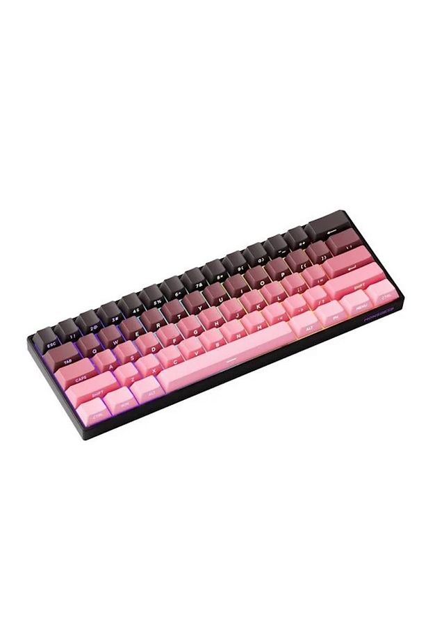 MONSGEEK FUN60 Max Shine-Through Black-Pink Gradient HE Manyetik ARGB Kablosuz Mekanik Klavye - 4