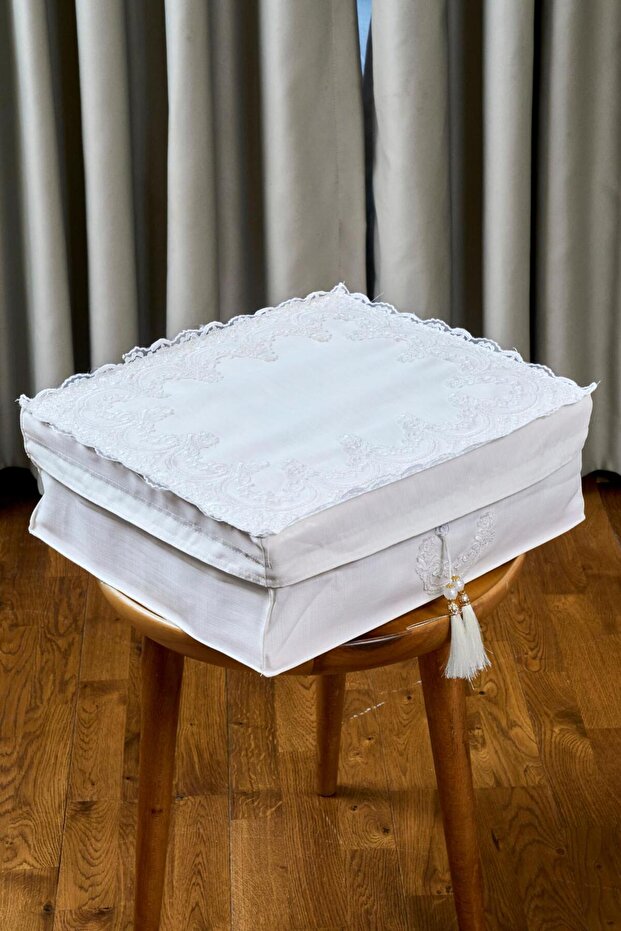 Keten Dantelli Hurç Bohça - 7