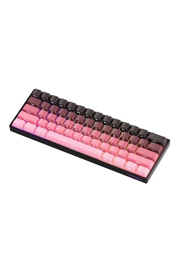 MONSGEEK FUN60 Max Shine-Through Black-Pink Gradient HE Manyetik ARGB Kablosuz Mekanik Klavye - 3