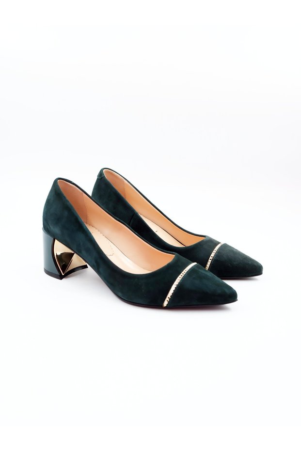 Women's Genuine Leather Heeled Shoes