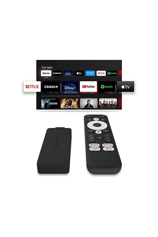 Streaming Stick 140 TV Stick 4K UHD Dolby Atmos Chromecast Android TV Media Player - 3